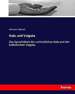 Kartonierter Einband Itala und Vulgata von Hermann Rönsch