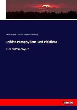 Kartonierter Einband Städte Pamphyliens und Pisidiens von George Niemann, E. Petersen, Karl Grafen Lanckoronski