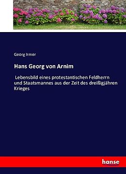 Kartonierter Einband Hans Georg von Arnim von Georg Irmer