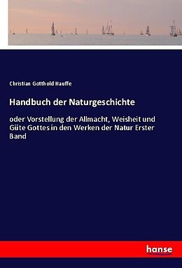 Kartonierter Einband Handbuch der Naturgeschichte von 