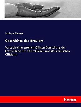 Kartonierter Einband Geschichte des Breviers von Suitbert Bäumer