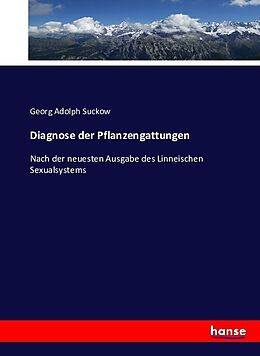 Kartonierter Einband Diagnose der Pflanzengattungen von Georg Adolph Suckow