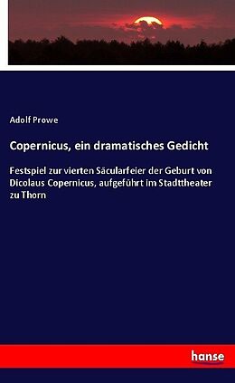 Kartonierter Einband Copernicus, ein dramatisches Gedicht von Adolf Prowe