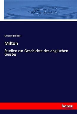 Kartonierter Einband Milton von Gustav Liebert
