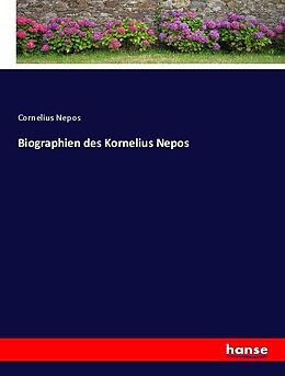 Kartonierter Einband Biographien des Kornelius Nepos von Cornelius Nepos