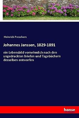 Kartonierter Einband Johannes Janssen, 1829-1891 von Anonymous