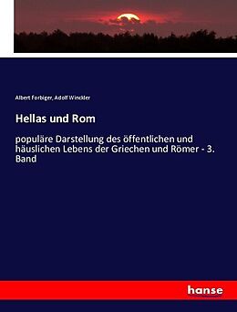 Kartonierter Einband Hellas und Rom von Albert Forbiger, Adolf Winckler