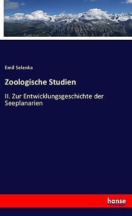 Kartonierter Einband Zoologische Studien von Emil Selenka