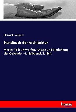 Kartonierter Einband Handbuch der Architektur von Heinrich Wagner