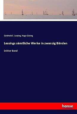 Kartonierter Einband Lessings sämtliche Werke in zwanzig Bänden von Gotthold Ephraim Lessing