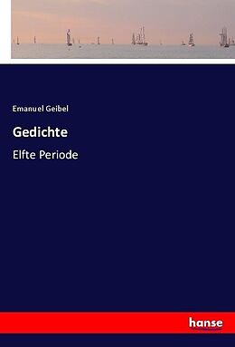 Kartonierter Einband Gedichte von Emanuel Geibel
