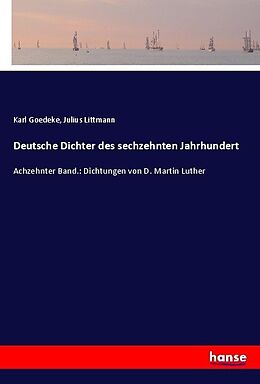 Kartonierter Einband Deutsche Dichter des sechzehnten Jahrhundert von 