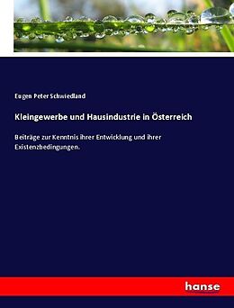 Kartonierter Einband Kleingewerbe und Hausindustrie in Österreich von Eugen Peter Schwiedland
