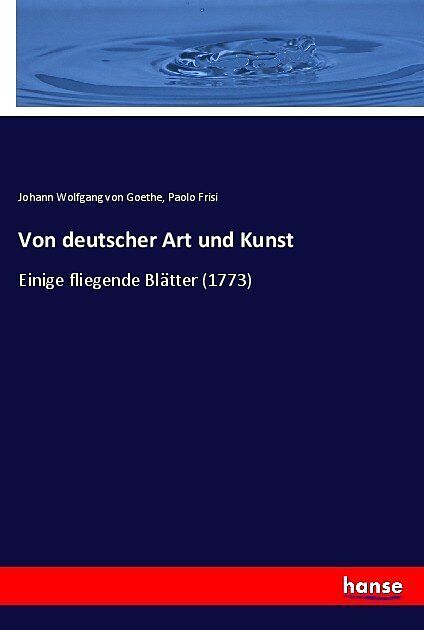 Von deutscher Art und Kunst