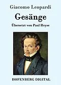 E-Book (epub) Gesänge von Giacomo Leopardi