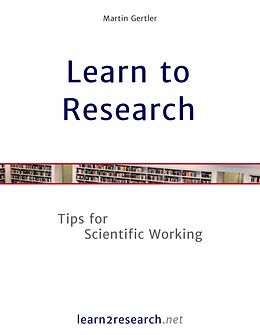 eBook (epub) Learn to Research de Martin Gertler