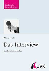 Kartonierter Einband Das Interview von Michael Haller