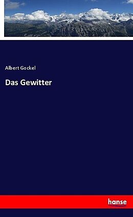 Kartonierter Einband Das Gewitter von Albert Gockel