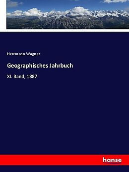 Kartonierter Einband Geographisches Jahrbuch von 
