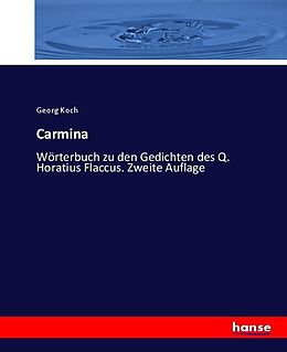 Kartonierter Einband Carmina von Georg Koch