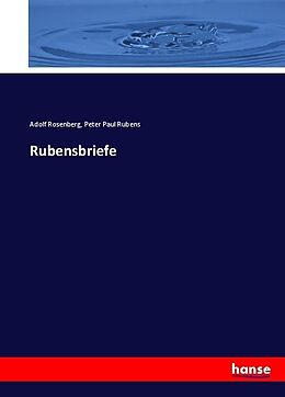 Kartonierter Einband Rubensbriefe von Adolf Rosenberg, Peter Paul Rubens