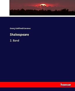 Kartonierter Einband Shakespeare von Georg Gottfried Gervinus