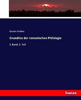 Kartonierter Einband Grundriss der romanischen Philologie von Gustav Gröber