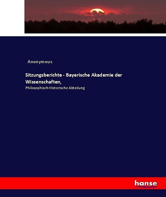 Sitzungsberichte - Bayerische Akademie der Wissenschaften