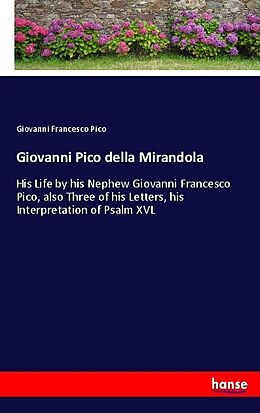 Kartonierter Einband Giovanni Pico della Mirandola von Giovanni Francesco Pico