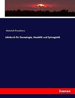 Kartonierter Einband Jahrbuch für Genealogie, Heraldik und Sphragistik von Anonymous