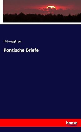 Kartonierter Einband Pontische Briefe von H. Goegginger