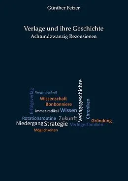 E-Book (epub) Verlage und ihre Geschichte von Günther Fetzer