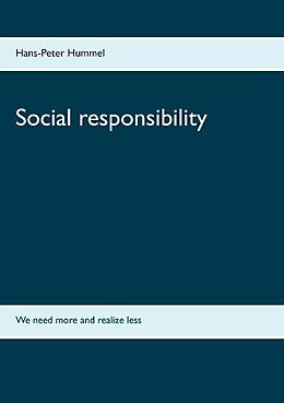 Couverture cartonnée Social responsibility de Hans-Peter Hummel