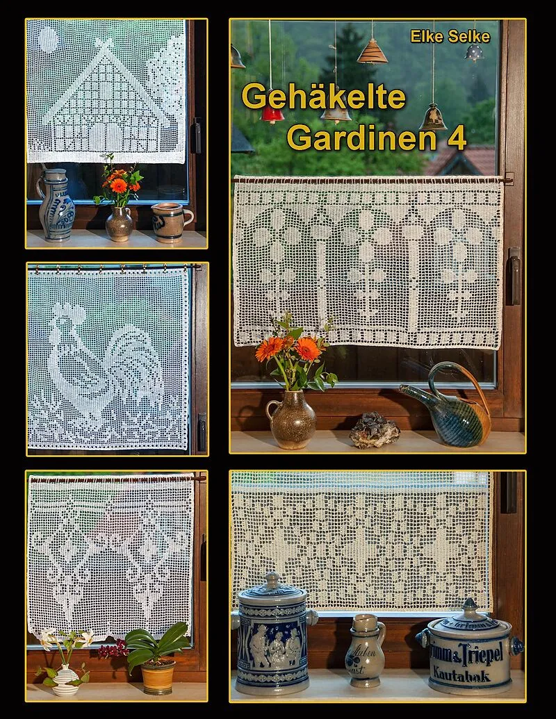 Gehäkelte Gardinen 4