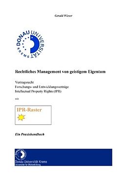 Kartonierter Einband Rechtliches Management von geistigem Eigentum von Gerald Wieser