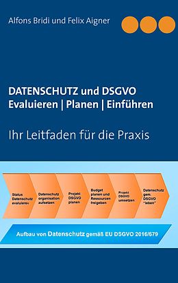 E-Book (epub) Datenschutz und DSGVO Evaluieren | Planen | Einführen von Alfons Bridi, Felix Aigner