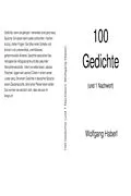 E-Book (epub) 100 Gedichte (und 1 Nachwort) von Wolfgang Haberl