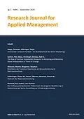 E-Book (pdf) Research Journal for Applied Management - Jg. 1, Heft 1 von Stephan Bingemer, Kai Rommel, Dieter M. Schlesinger