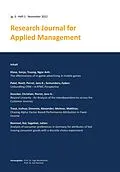 E-Book (pdf) Research Journal for Applied Management - Jg. 3, Heft 1 von 