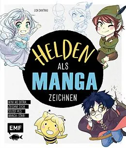 E-Book (epub) Helden als Manga zeichnen von Lisa Santrau