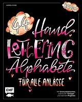 E-Book (epub) Handlettering 44 Alphabete  Für alle Anlässe  Band 3 von Andrea Kühne
