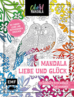 Kartonierter Einband (Kt) Colorful Mandala  Mandala  Liebe und Glück von 