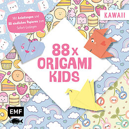 Kartonierter Einband 88 x Origami Kids  Kawaii von Thade Precht