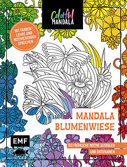 Kartonierter Einband Colorful Mandala  Mandala  Blumenwiese von 
