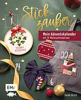 Fester Einband Mein Adventskalender-Buch  Stickzauber von Sarah Ulrich