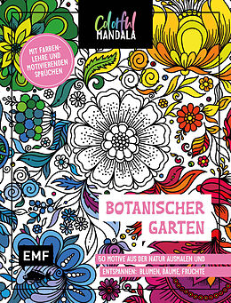 Kartonierter Einband Colorful Mandala  Botanischer Garten von 