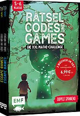 Kartonierter Einband Rätsel, Codes und Games  Die XXL Mathe-Challenge für die 5. und 6. Klasse von Mallory Monhard, Arnaud Durand, Julien Durand