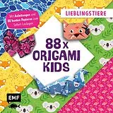 Kartonierter Einband 88 x Origami Kids Lieblingstiere von Thade Precht