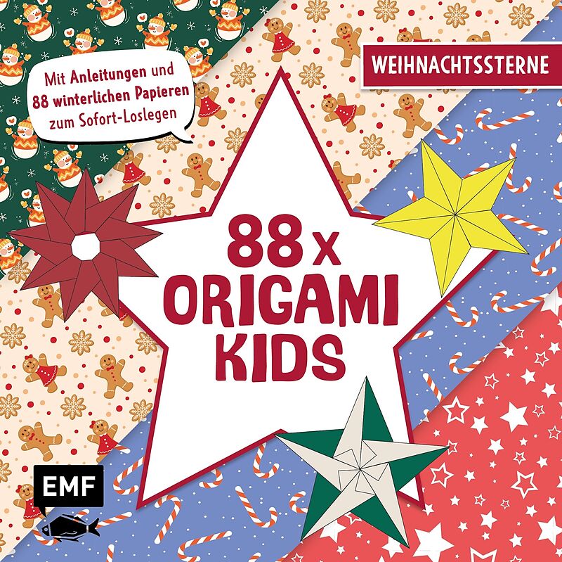88 x Origami Kids  Weihnachtssterne