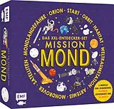 Kartonierter Einband Das XXL-Entdecker-Set  Mission Mond: 5 Modelle zum Selberbauen, Sachbuch, Experimente und Rakete von Ben Hubbard